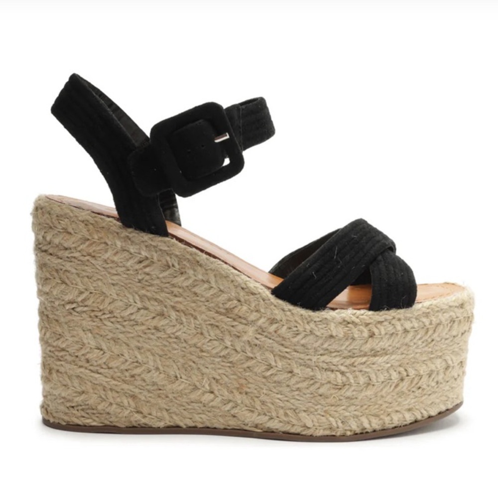 Schutz Blisse Nubuck platform sandals - Picture 3 of 8